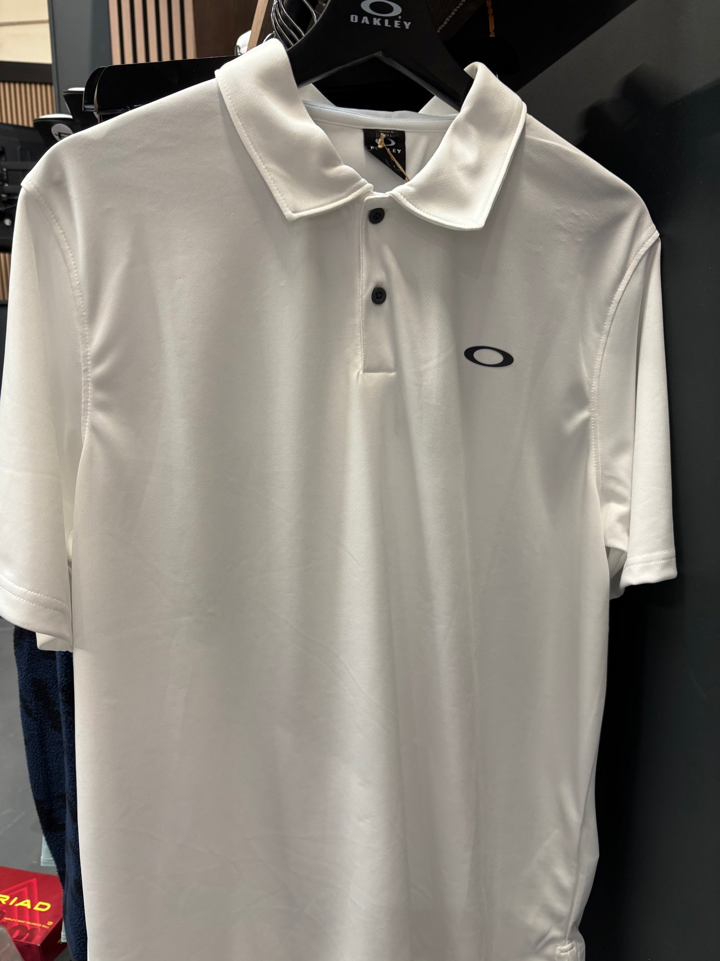 Oakley Plain White Polo