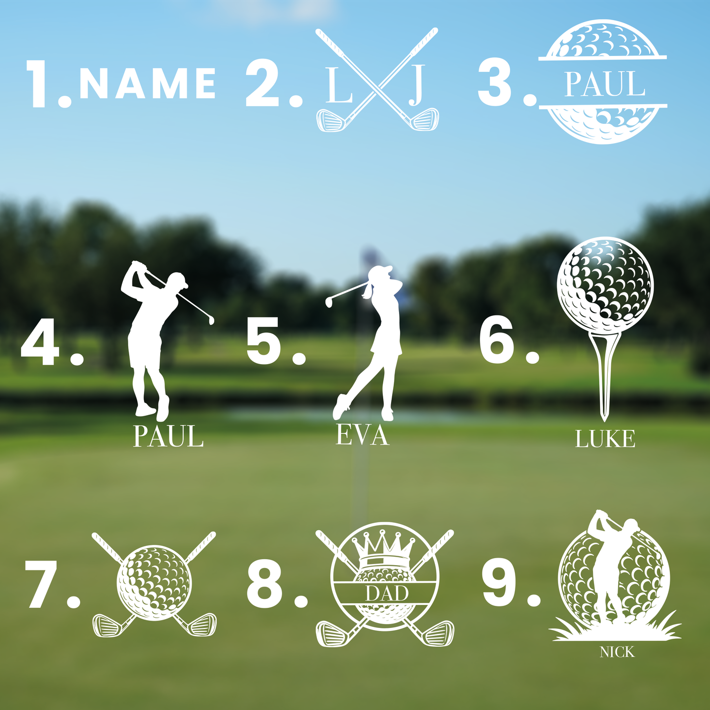 Personalised Golf Towel