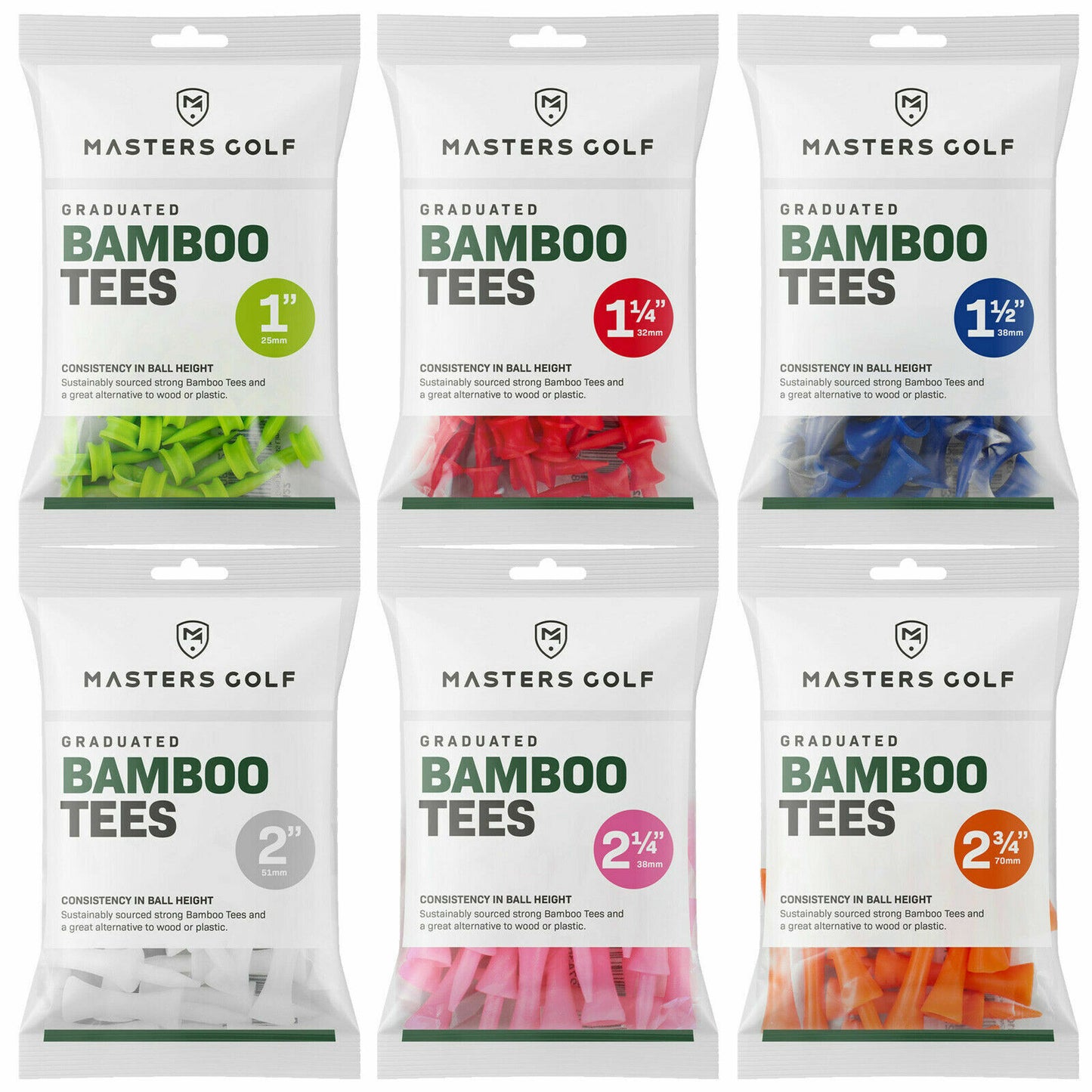 Masters Castle Tee Bundle Pack