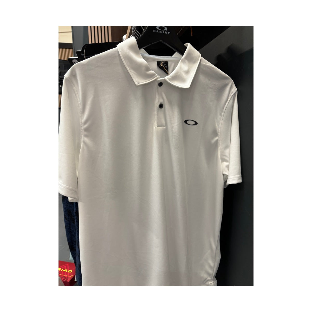 Oakley Plain White Polo
